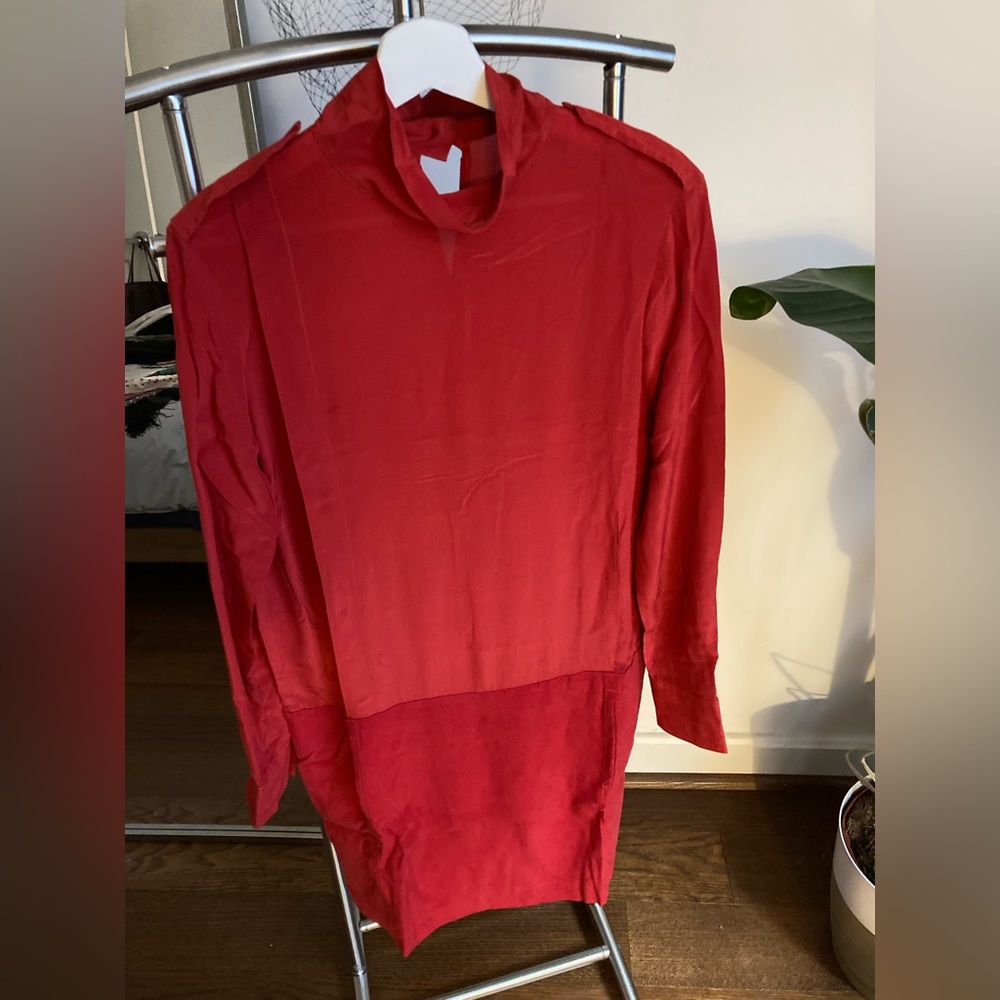 See By Chloé pale red cocktail dress